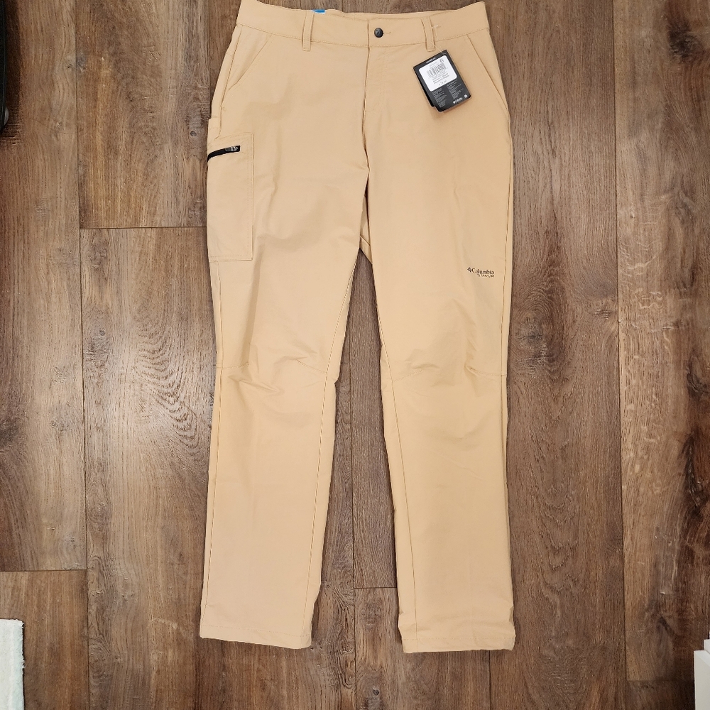 Columbia TITANIUM Summit Valley Waterproof Hike Pants Omni-Shield Sz 10 - Picture 3 of 16